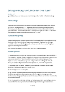 Gebührenordnung